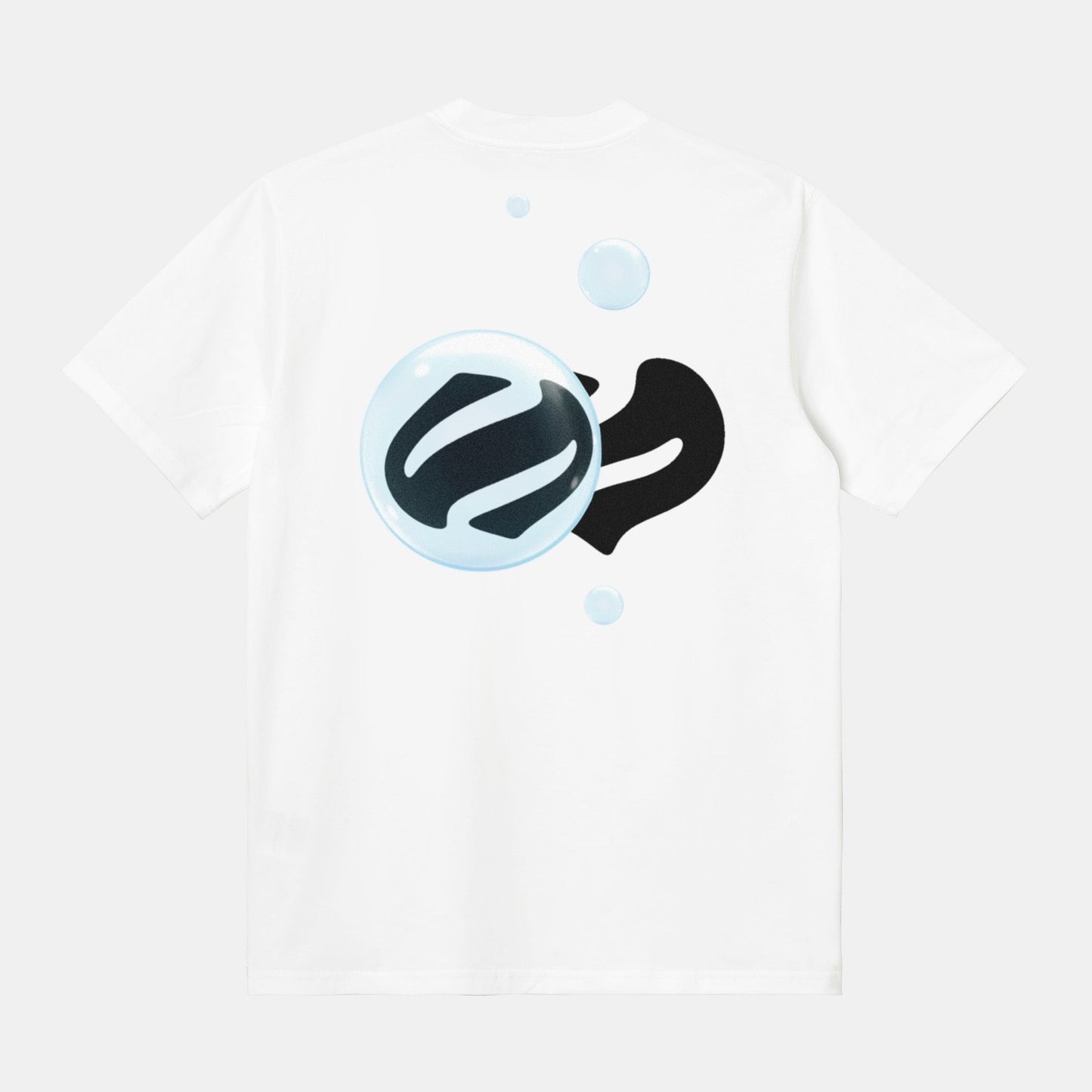 Tee-Shirt bubble blanc