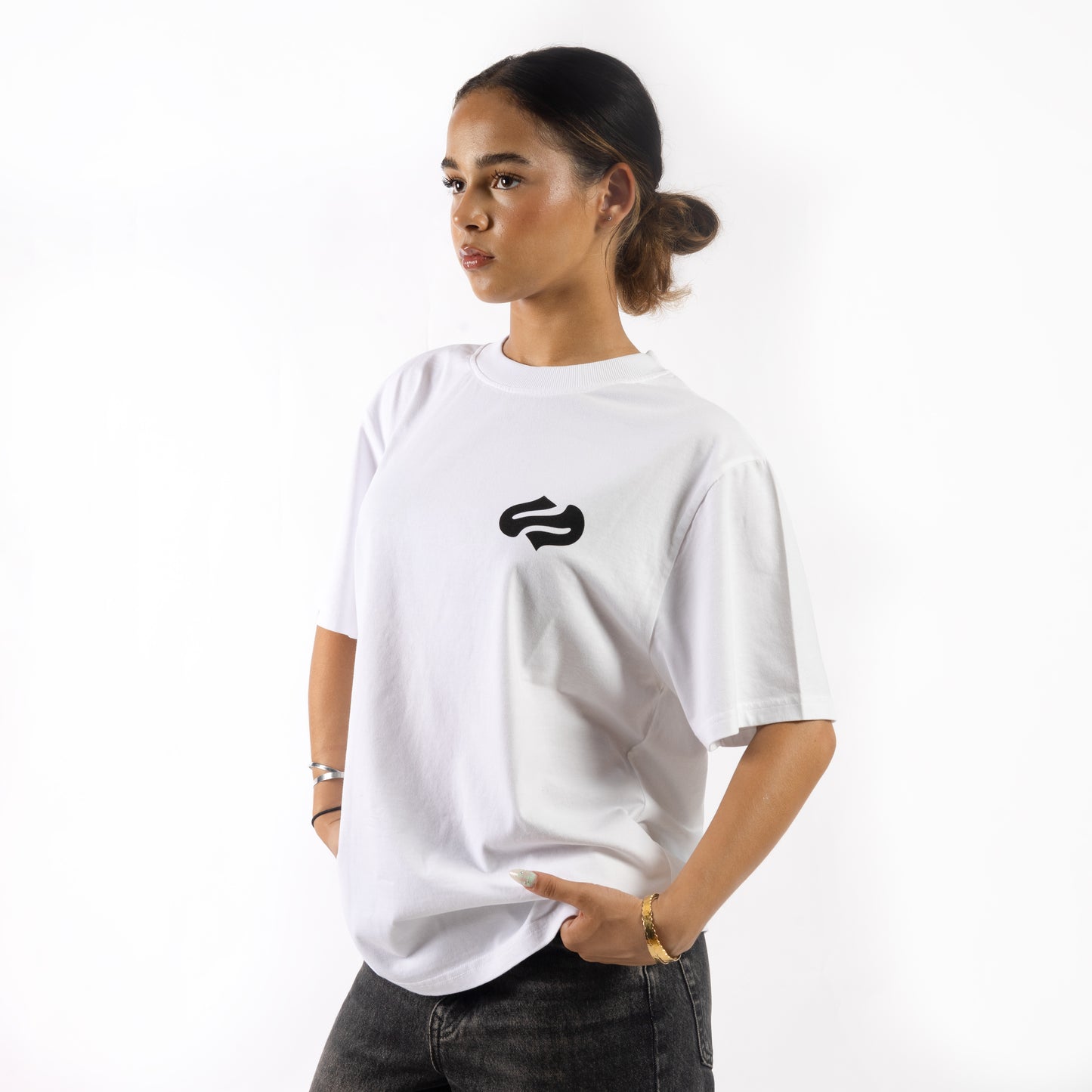 Tee-Shirt bubble blanc