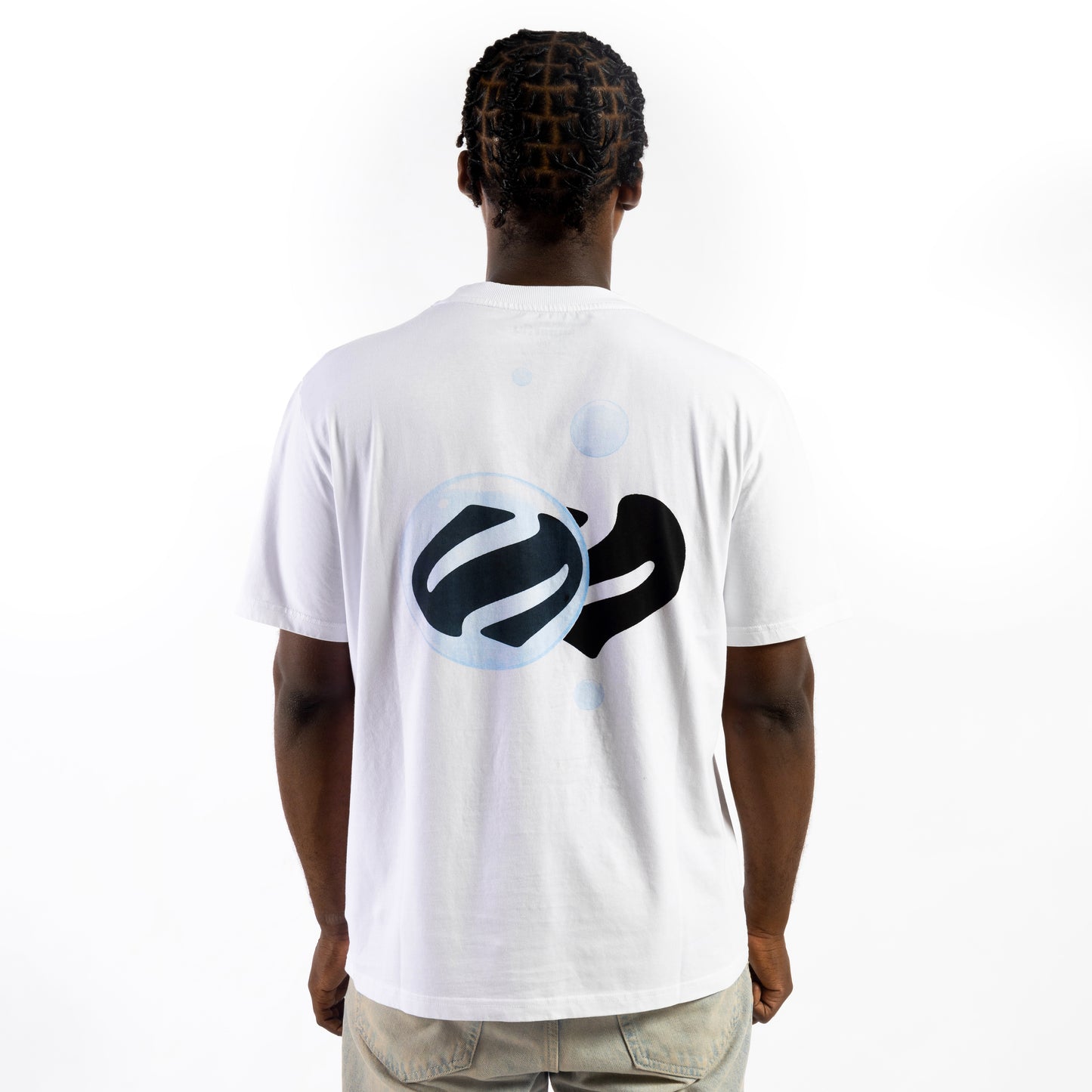 Tee-Shirt bubble blanc